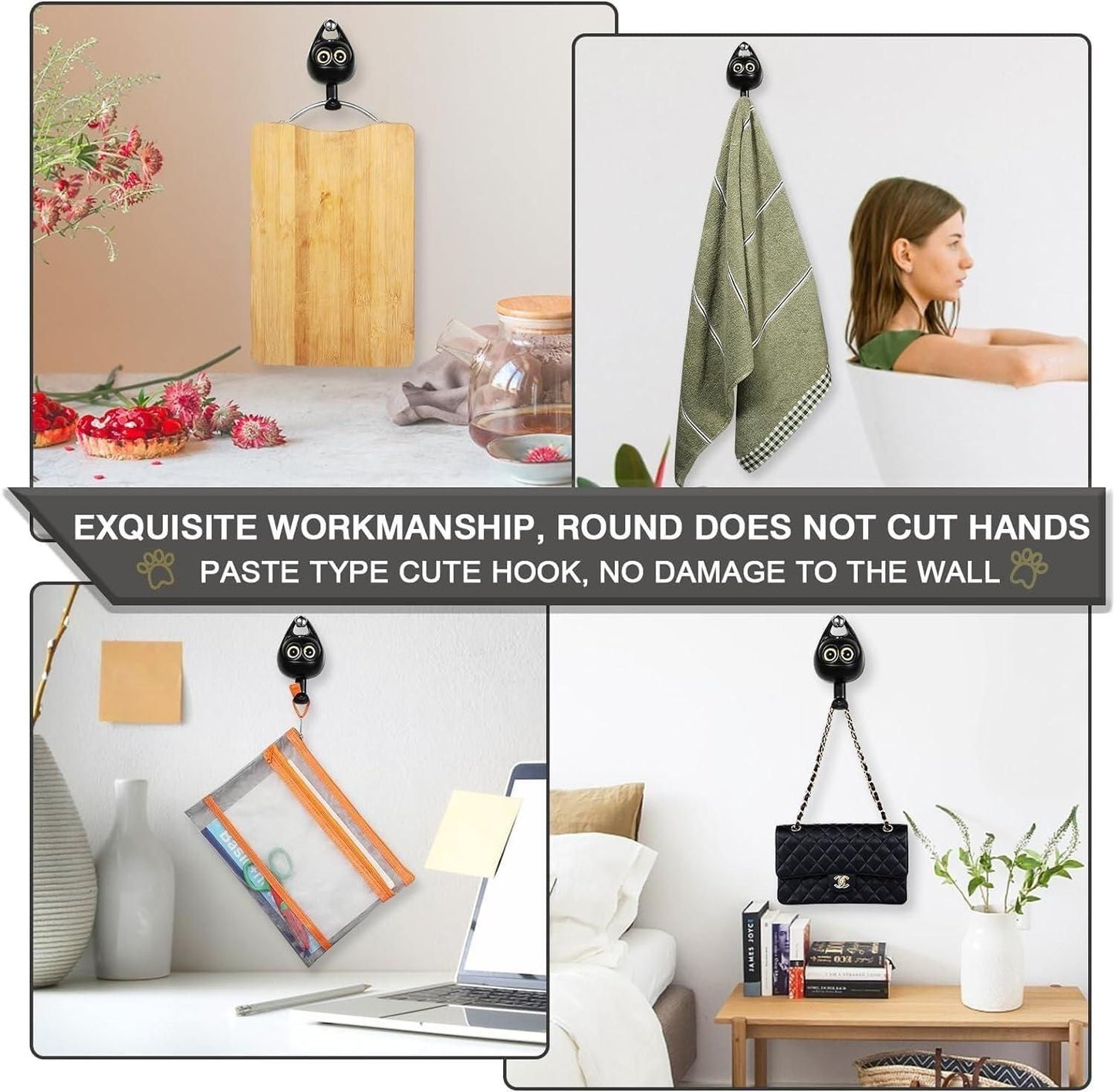 Hook &amp; Hold – Cute Wall Key Hangers for Every Space (Pack of 2)